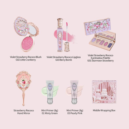Flower Knows Lilac Sweet Set - Strawberry Rococo Full Face Makeup